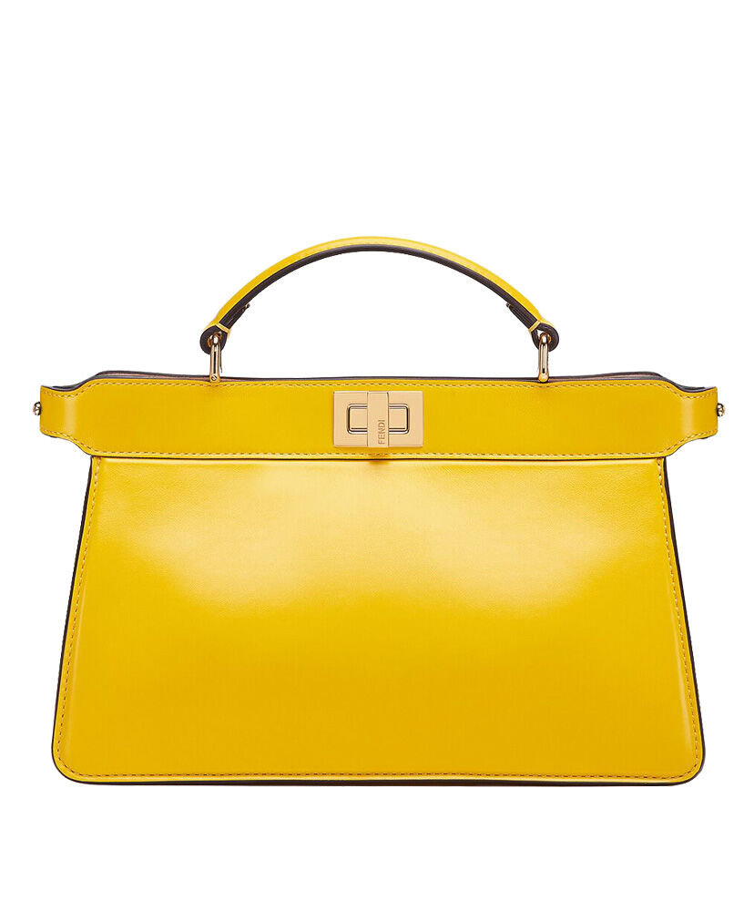 Fendi Peekaboo Iseeu EastWest Handbag 8BN323 Yellow